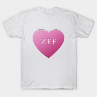 Zef Candy Heart - Pink T-Shirt